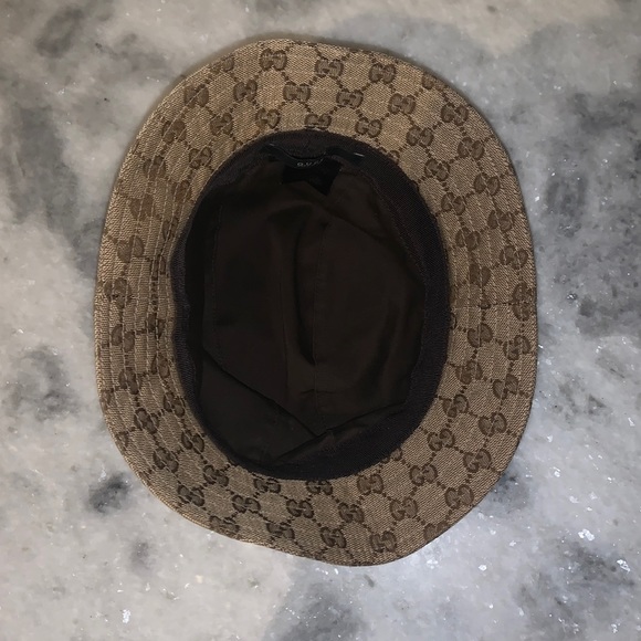 Authentic Gucci Bucket Hat-Pink Stripe Medium - Picture 3 of 6